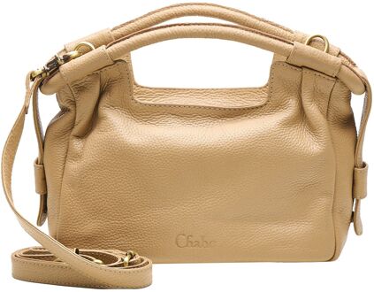 Handsome Handbag caramel handtas dames Bruin - H 17 x B 28 x D 12 cm