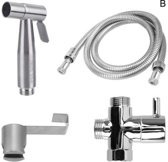 Handspuit Douchekop Bidet Kranen Met Doucheslang Rvs Handheld Bidet Sproeier Set Voor Badkamer