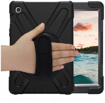 Handstrap Hardcase Galaxy Tab S5E 10.5 Hoesje zwart