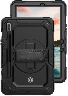Handstrap Pro Hardcase met handvat Galaxy Tab S8 Ultra zwart