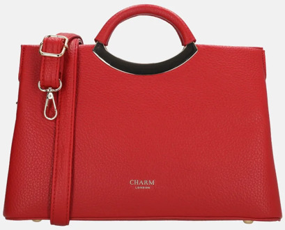 handtas beugel wijnrood Donker rood