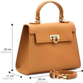 Handtas Cannes - maat Bruin