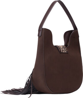 Handtas Dames bruin - maat