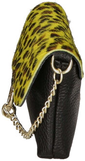 Handtas Dames Cheetah geel - maat Dieren