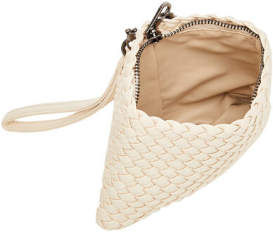 Handtas Dames wolwit - maat Gebroken wit