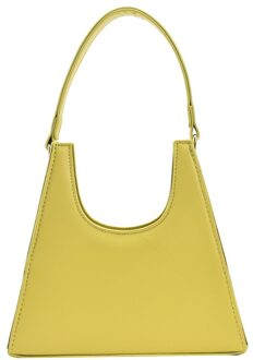 Handtassen Voor Vrouwen Alligator Grain Oksel Bag Vintage Kleine Driehoek Clutch Pouch Franse Stijl Schoudertas Dame Crossbody Tassen geel