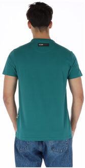 Handtekening Logo T-shirt Korte Mouwen - maat L Donkergroen