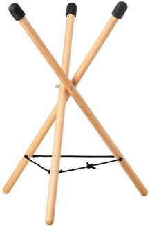 Handtrommel Pan Stand Beugel Staal Tong Drum Accessorie Muziekinstrument Handpan Universele Massief Houten Stand Voor Volwassen