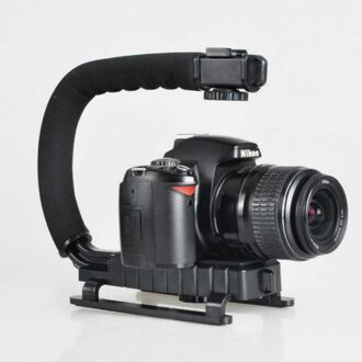 Handvat Fotografie Accessoryvideo Camcorder Stabiliserende Voor Meest Camera U-Grip Triple Shoe Mount Video Actie Dslr Camera Grip