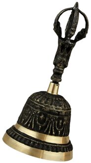 Handvat Hand Bel Metalen Decoratieve Bell Tafelblad Koperen Tafelbel Voor Thuis