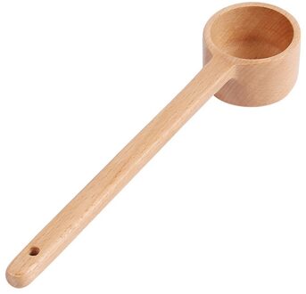 Handvat Houten Lepel Bamboe Keuken Koken Gebruiksvoorwerp Tool Soep Theelepel Catering Kruiden Lepel Voor Koffie Thee Shop Home