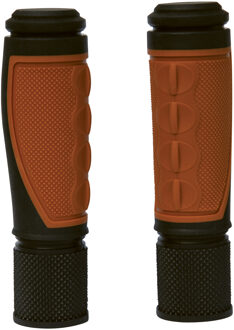 handvatten Lifestyle 13 cm zwart/lichtbruin per paar