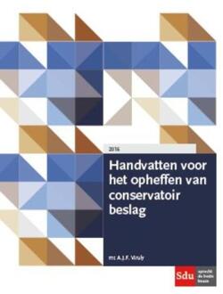 Handvatten voor het opheffen van conservatoir beslag - Boek A.J.F. Viruly (9012398983)