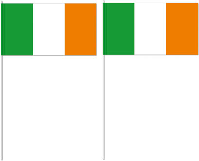 Handvlag Ierland 12 x 24 cm Multi