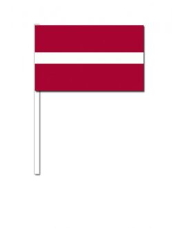 Handvlag Letland 12 x 24 cm Multi