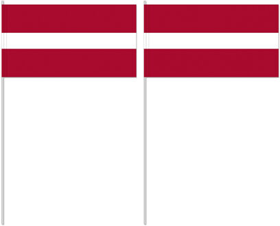 Handvlag Letland set van 10 Multi