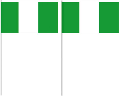 Handvlag Nigeria set van 10 Multi