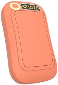Handwarmer Usb Opladen Drie-Speed Gehard Kleine Zaklamp Outdoor oranje