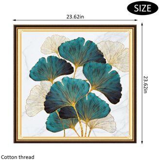 Handwerken Diy Gedrukt Landschap Serie Ginkgo Biloba Kruissteek Sets Voor Borduurwerk Kit Volledige Borduurwerk Cross-Stitching katoen-11CT