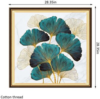 Handwerken Diy Gedrukt Landschap Serie Ginkgo Biloba Kruissteek Sets Voor Borduurwerk Kit Volledige Borduurwerk Cross-Stitching katoen-9CT