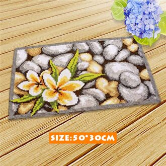 Handwerken Schattige Tijger Klink Haak Tapijt Kit Diy Unfinished Haken Garen Mat Vloermat Foto Tapijt Borduurwerk Kruissteek AZD077