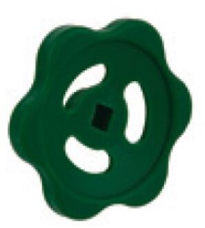 Handwiel, groen, voor ventielen 1" en 1 1/4" - 989170255