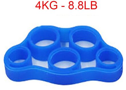 Handx Grijper Siliconen Vinger Expander Oefening Handgreep Pols Sterkte Trainer Vinger Uitoefenaar Resistance Bands Fitness blauw