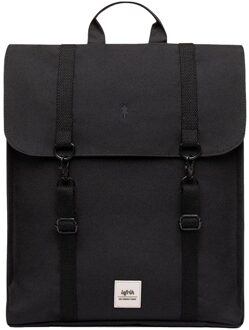 Handy Backpack Metal Hook black Laptoprugzak Zwart - L 40 x B 30 x D 10