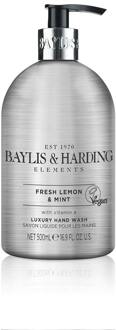 Handzeep Baylis & Harding Elements Fresh Lemon & Mint Hand Wash 500 ml