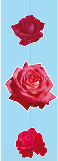 Hang decoratie rozen - Hangdecoratie Rood