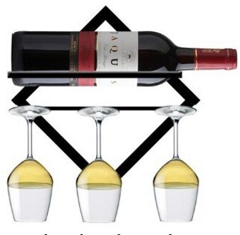 Hang Richel Wijnrek Flessen Van Metalen Decoratieve Muur Bar Wijnrek Muurbevestiging Wijn Fles Houder Creatieve Gratis Combinatie