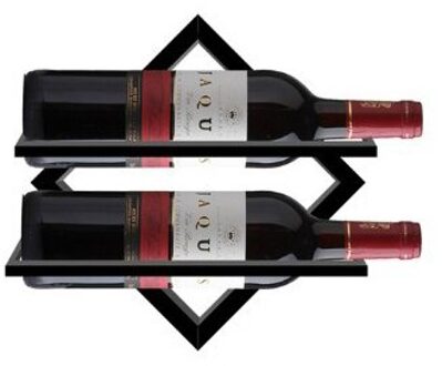 Hang Richel Wijnrek Flessen Van Metalen Decoratieve Muur Bar Wijnrek Muurbevestiging Wijn Fles Houder Creatieve Gratis Combinatie