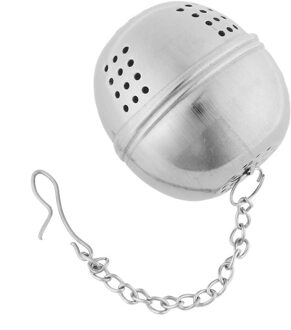 Hangable Rvs Ball Shape Thee-ei Voor Losse Thee Leaf Spice Huis Keuken Accessoires Mesh Filter Zeef