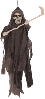 Hangdeco Skelet Zeis 50cm Zilver - Grijs