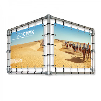 Hangend v-frame drukken