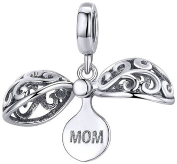 Hangende bedel mamma geschenkdoos Zilver - One size