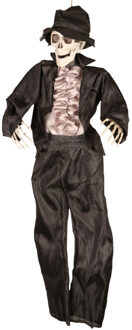 Hangende horror decoratie skelet 90 cm bruidegom