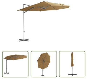 Hangende Parasol - Taupe - 300 x 255 cm (ø x H)