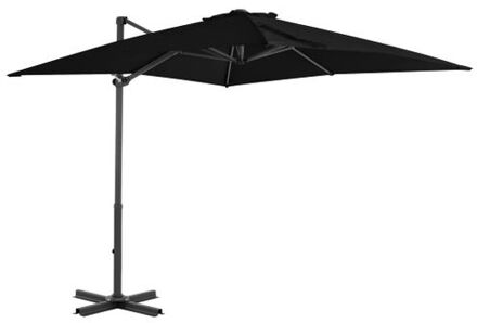 Hangende Parasol - Zwart - 250 x 250 x 230 cm - UV-beschermend polyester