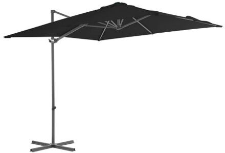 Hangende Parasol - Zwart - 250 x 250 x 247 cm - UV-beschermend polyester