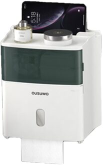 Hanger Dubbele Tissue Doos Badkamer Handdoek Houder Muur Gemonteerde Handdoekenrek Badhanddoek Kleding Organizer Opslag Plank