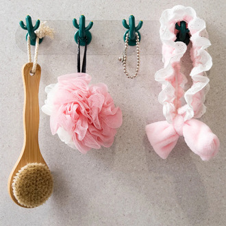 Hanger Keys Creative American Hanging Hook Holder Wall Home Strong Seamless Sticking Hook Decorative Hook Creative Cactus Hooks