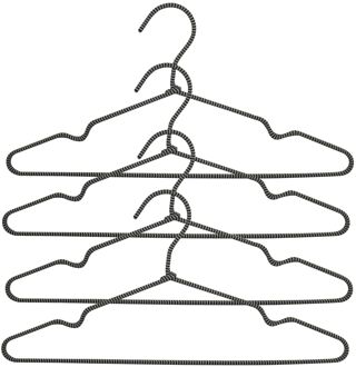 Hanger Metaal En Koord Set Van 4 Spaceo Hanger Metaal En Koord Set Van 4 H.20.5 X L.40 X D.1.6 Cm