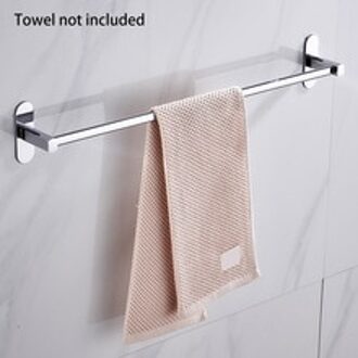 Hanger Roestvrij Staal Handdoek Houder Bad Keuken Hotel Zelfklevende Opknoping Rail Badkamer Benodigdheden Staaf Organisator Rack