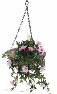 Hanging Basket Rotan Antique Grey D30CM Grijs