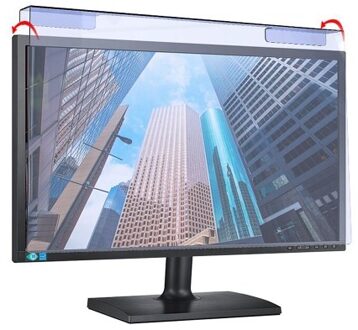 Hanging Blue Light Blocking Screen Protector High-transmittance Anti-UV Eye Protection Film for 17.3-19.5'' Desktop Monitor