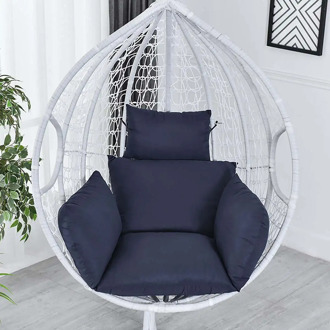 Hanging Hammock Chair Swinging Garden Outdoor Soft Seat Cushion Seat 220KG Dormitory Bedroom Hanging Chair Back with Pillow
