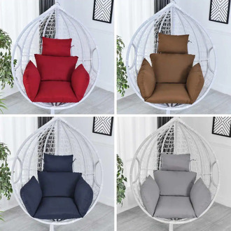 Hanging Hammock Chair Swinging Garden Outdoor Soft Seat Cushion Seat 220KG Dormitory Bedroom Hanging Chair Back With Pillow