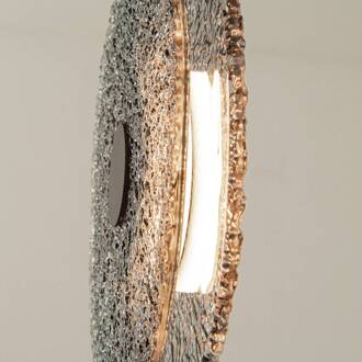 Hanglamp 23074, rookgrijs, glas, Ø 35 cm, 3.000 K zwart, rookgrijs