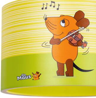 Hanglamp 25/40 muis, geel, E27, 1-lamp, kunststof geel, groen, oranje